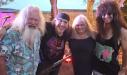 Moses, Dominic & Danny of Shots Fired w/ fan Kim at the Windmill Creek Winery. photo by BB Huey